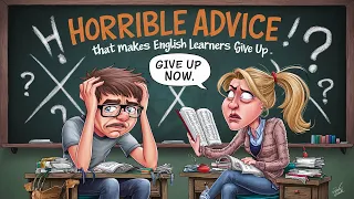 Horrible advice that makes English learners give up