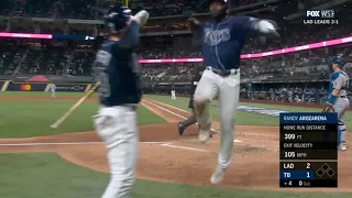 Randy Arozarena Breaks MLB Record For Most Home Runs In A Single Postseason | Rays vs. Dodgers