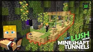 Minecraft: LUSH CAVE Mineshaft Upgrade!