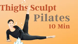 Quick Thighs Melt Pilates Workout | Side Series No Repeat! #20827