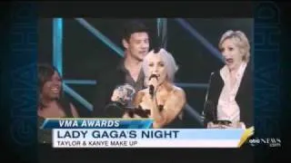 Lady Gaga Screams " WE WERE BORN THIS WAY!!! " MTV VMAs 2010