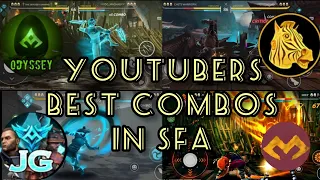 YouTubers INSANE Combos of All Time - shadow fight arena #shadowfightarena #sfa