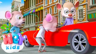 Our CAR had to STOP 🚗 Song For Kids | Nursery Rhymes by HeyKids