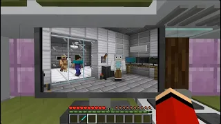 JJ and Mikey hide From Scary LADYBUG and PJ MASKS and Peppa Pig EXE paw patrol in Minecraft Maizen