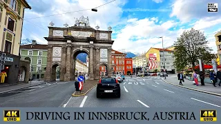 Driving in Innsbruck, Austria | 4K UHD | Driving Tour | A Full Drive through Innsbruck |