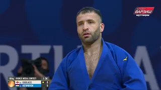 Имеда ГОГОЛАДЗЕ vs Комроншоҳ УСТОПИРИЁН, -90kg, Bronze, Grand Prix Portugal 2022