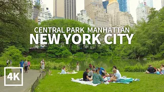 [4K] NEW YORK CITY - Walking around Central Park (Part-1), Manhattan, New York, Travel, USA - 4K UHD