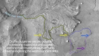 Mars: Perseverance's Interesting Route I Jezero Crater I Rover Mission I 4K