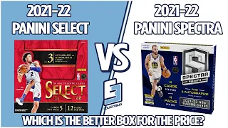 2021-22 NBA Spectra vs 2021-22 NBA Select Hobby Boxes | WHICH IS THE BETTER BOX?