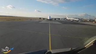 Landing & taxi at Vienna (VIE) - cockpit ✈