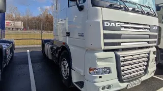 DAF XF 105 . осмотр и диагностика перед покупкой