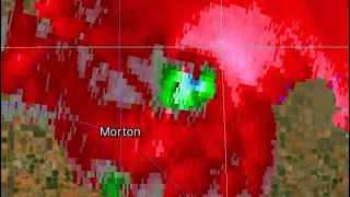 Morton, TX Tornado. Radar