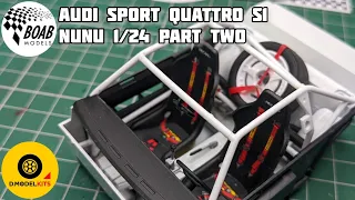 Audi Sport Quattro S1 part 2 - how to build the 1/24 Nunu model kit
