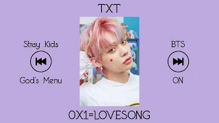 Kpop Playlist [BTS, TWICE, BLACKPINK, TXT, ENHYPEN, Stray Kids Songs] [Lyrics]