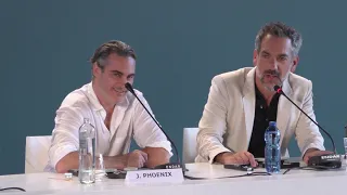 Joaquin Phoenix and Todd Phillips talk JOKER at Venice Film Festival
