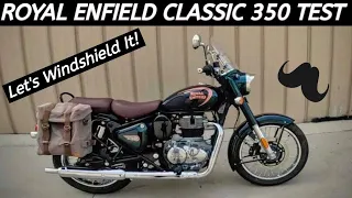 Royal Enfield Classic 350 w/ Windshield - Wahoo!