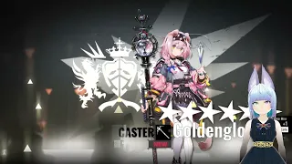 I want Goldenglow because pink cat! Arknights