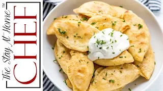 How to Make Potato and Cheese Pierogi | The Stay At Home Chef