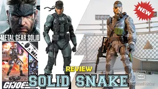 🐍My custom Metal Gear Solid Snake Big Boss figure review! made w G.I Joe/Marvel Legends🫡PlayStation🩵