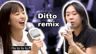 Youngji and Yujin released a remixed version of Ditto