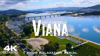 [4K] VIANA DO CASTELO 2023 🇵🇹 1 Hour Drone Aerial Relaxation Film | Portugal Porto Oporto