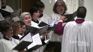 The Choir of St. James': Benedicamus celestis