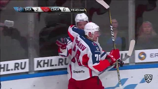 Mikhail Grigorenko scores his first KHL goal