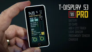 T-Display S3 PRO - great ESP32 device for remote controlling