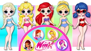 Winx Club: Disney Princess & Ladybug Dress Up | 30 DIYs Fun For Kids