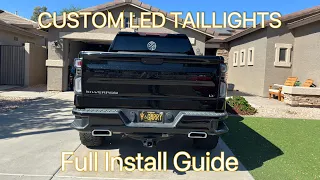 Transform Your 2019-23  Silverado: Custom LED Taillights Installation