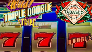 Found a Winner!! Wild Triple Double Strike and Tabasco Old School 3 Reel Slots