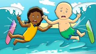 Aller Surfer | Caillou | WildBrain Enfants