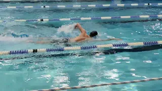 100m freestyle (75m average + 25m acceleration)