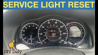 Nissan Note Service light reset 2015 onwards