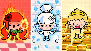 Hot and Cold, Golden Hair Separated at Birth | Toca Life Story | Toca Boca