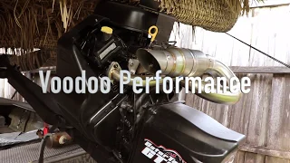 Gatortail GTR40xd stock muffler vs. Voodoo Performance (sound comparison)