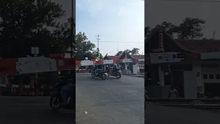 Moment ‼️ detik-detik pesepeda hampir kena palang perlintasan #shorts