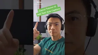How to Add Text and Auto-Captions to Videos in Capcut- Capcut Tutorial # 3 #shorts