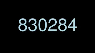 Computer counts up to 1 million (830001-840000)