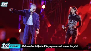 Aleksandra Prijovic i Voyage ZAPALILI arenu Osijek!