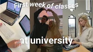 First week of my FINAL YEAR at University in London
