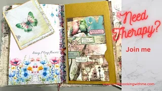 YES CRAFTING IS MY THERAPY! Lets chat and work on a journal