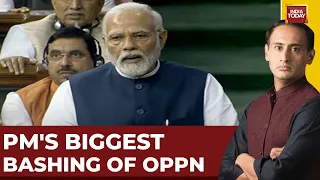Newstrack With Rahul Kanwal : PM's Biggest Bashing Of Opposition | Reply, Rebuttal & Run-Up To 2024
