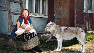 Ожидая мужа с фронта, женщина не находила себе места, пока волчица не принесла ей своего щенка
