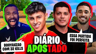 DIÁRIO APOSTADO! NOBRU FICOU BOLADO COM GORILA PAPANDO KILL NA SÔNIA! BOOYAH 32 KILLS! CEROL E RUSTY