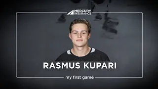 Rasmus Kupari of the Kings: My First Game Series by Mercury Insurance