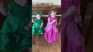 Baby Drizella and Anastasia (Wicked Stepsisters from Disney's Cinderella) Annoy Lucifer #shorts