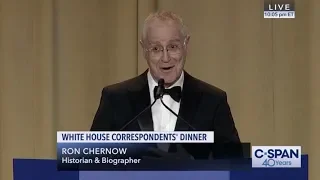 Ron Chernow COMPLETE REMARKS at 2019 White House Correspondents' Dinner (C-SPAN)