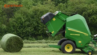 agrarheute-Test: John Deere Rundballenpresse V451M