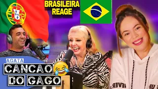 Brasileira Reage: Ágata Canta 'A Canção do Gago' Desafiada! 🎤 #ReaçãoMusical #Ágata #DesafioCantor